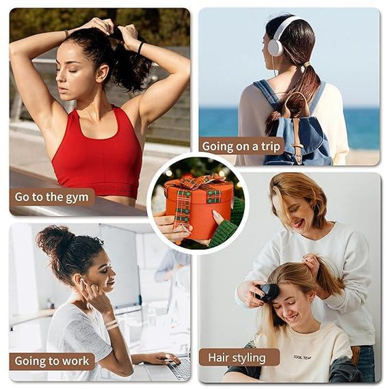 Elevate Your Hair Game with Our 20-Piece Seamless Headband Set - Perfect for Thick Hair in 4 Stylish Colors!