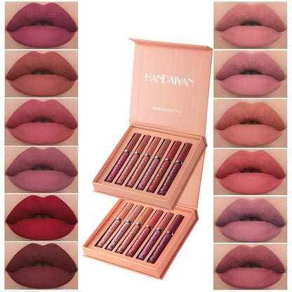 Unleash Your Inner Glam with Our 12-Piece Matte Liquid Lipstick Collection - High Pigmentation, Long-Lasting, and Waterproof for Every Look!